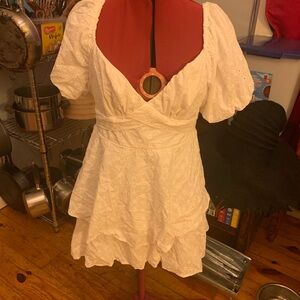 Cute White Mini Dress